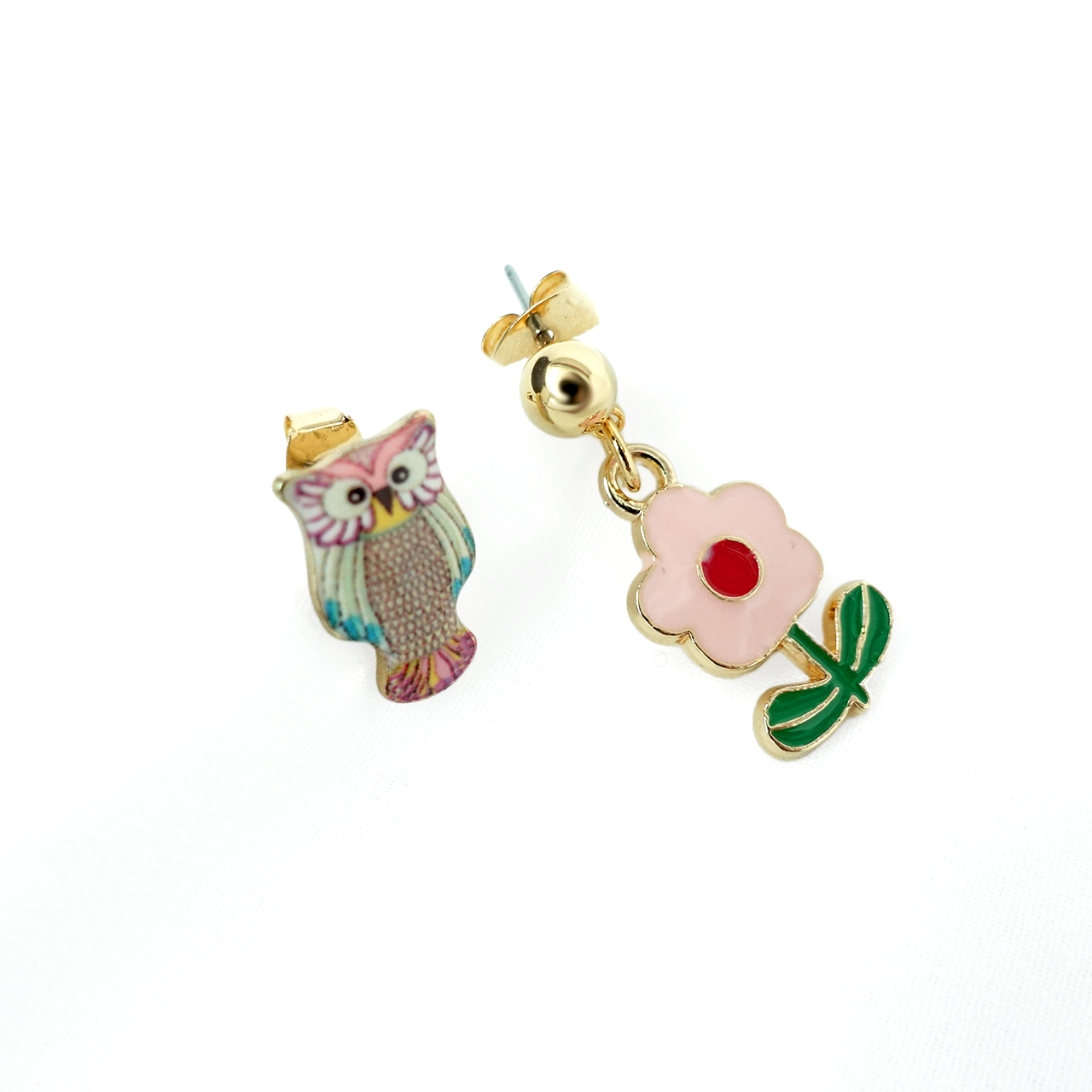 Owls & Blooms Earrings