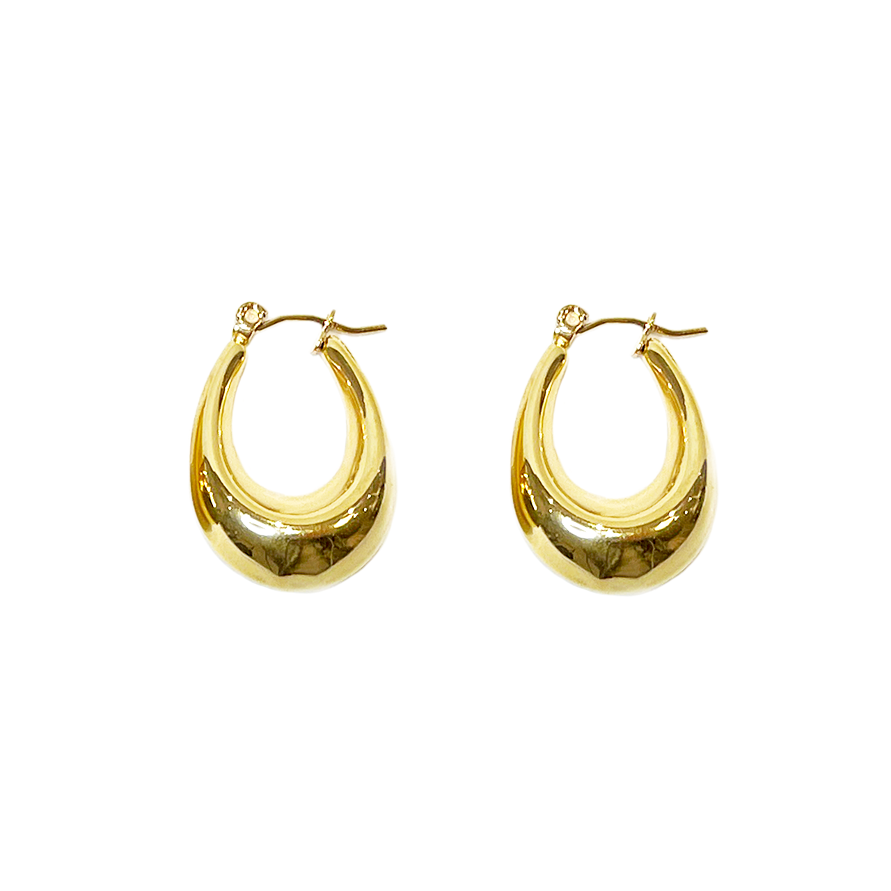 AquaDrops Shaped Hoop Earrings