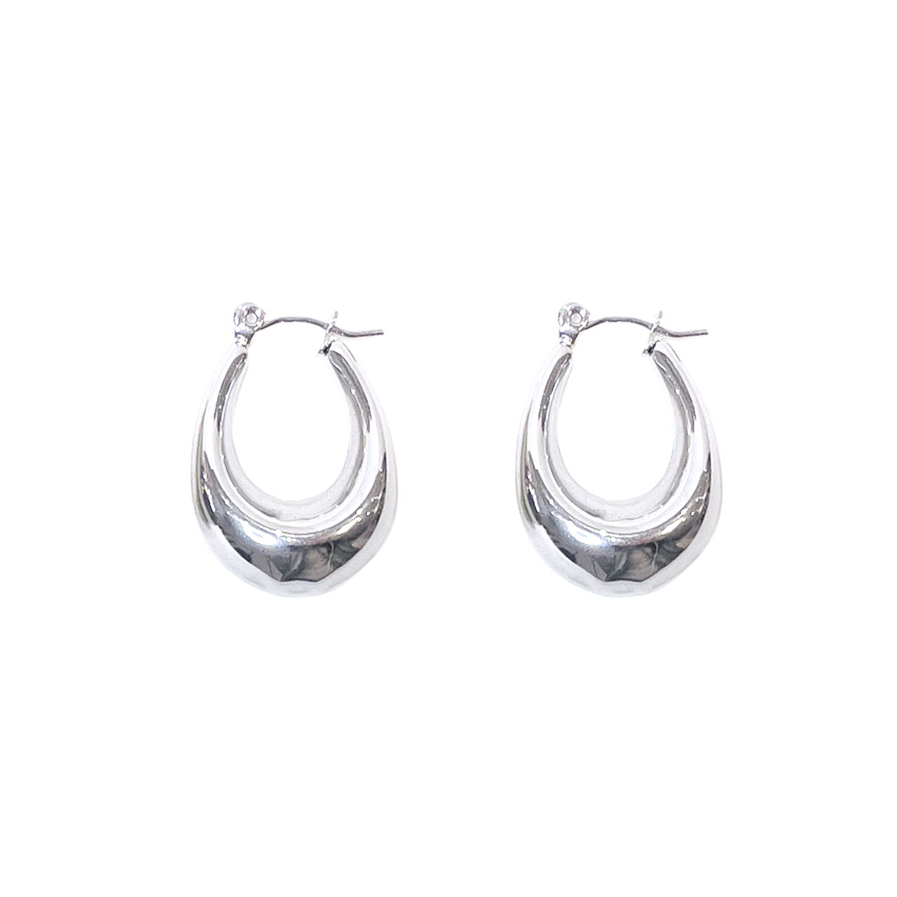 AquaDrops Shaped Hoop Earrings