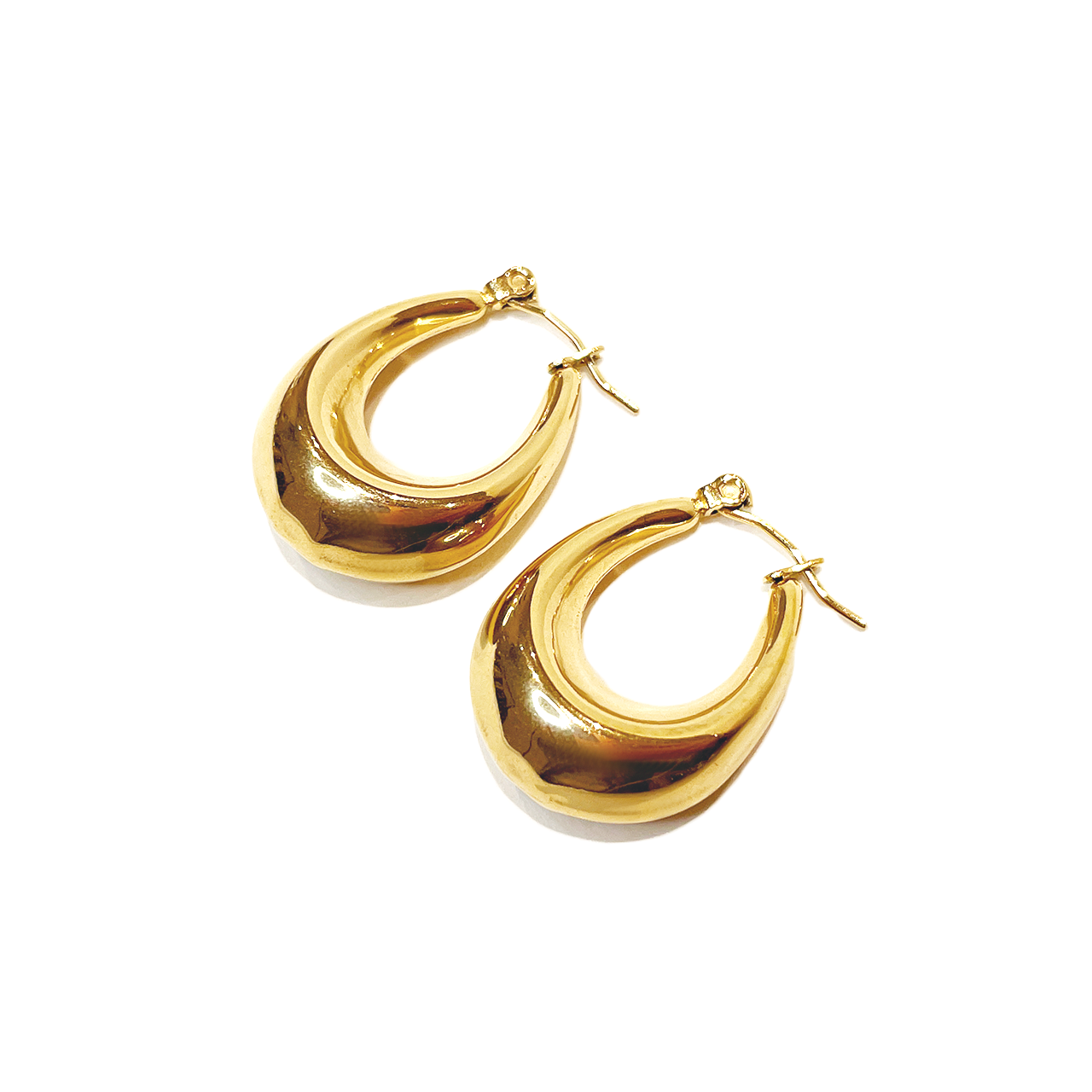 AquaDrops Shaped Hoop Earrings