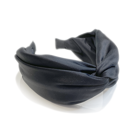 Black Twisted Fabric Hair Band