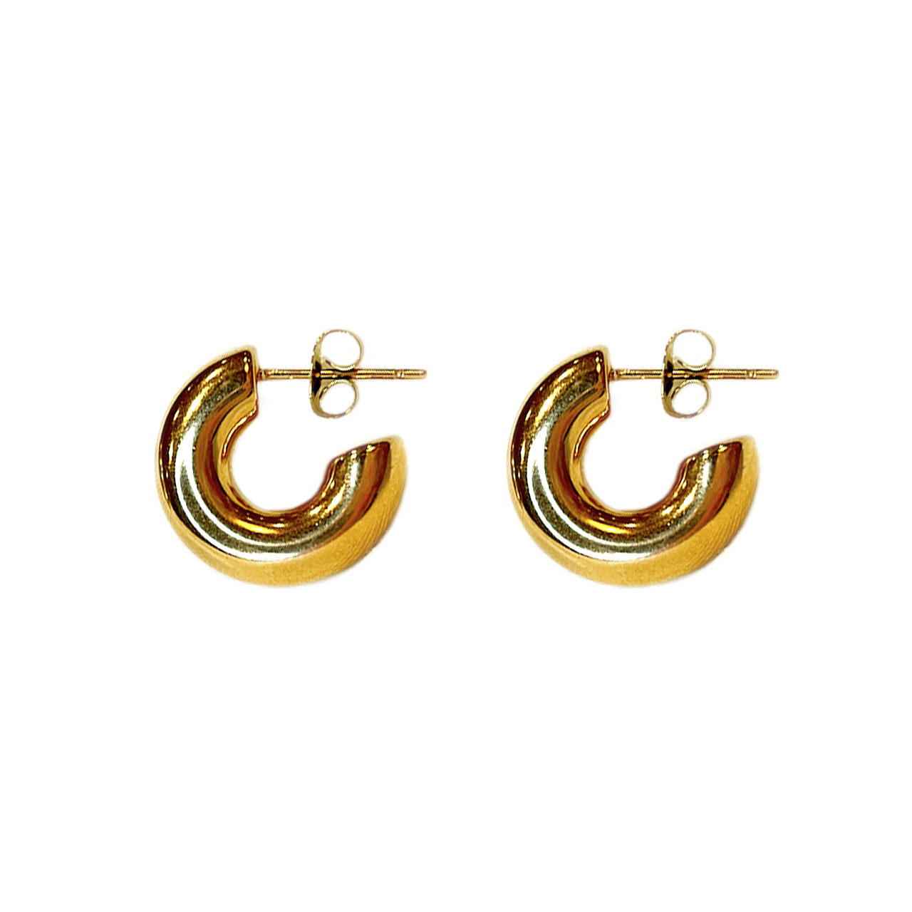 C Shaped Stainless-steel Earrings