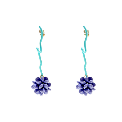 Colorful Flower Dangle Earring