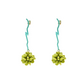 Colorful Flower Dangle Earring