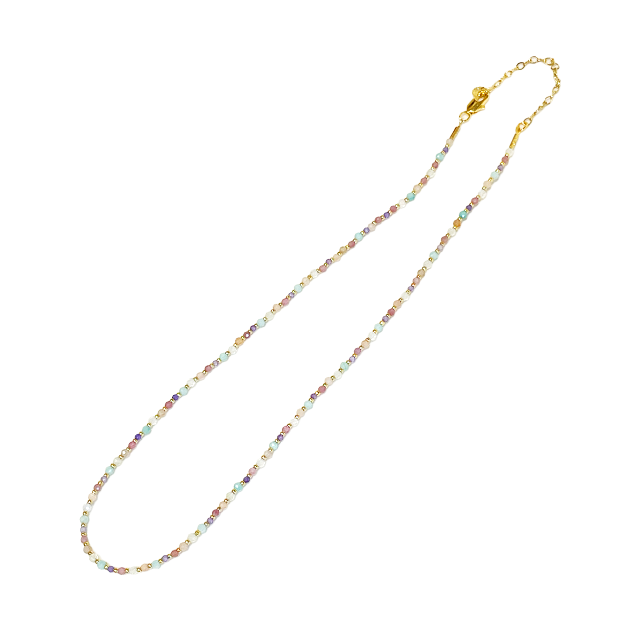 Crystal Gemstone Elegance Necklace