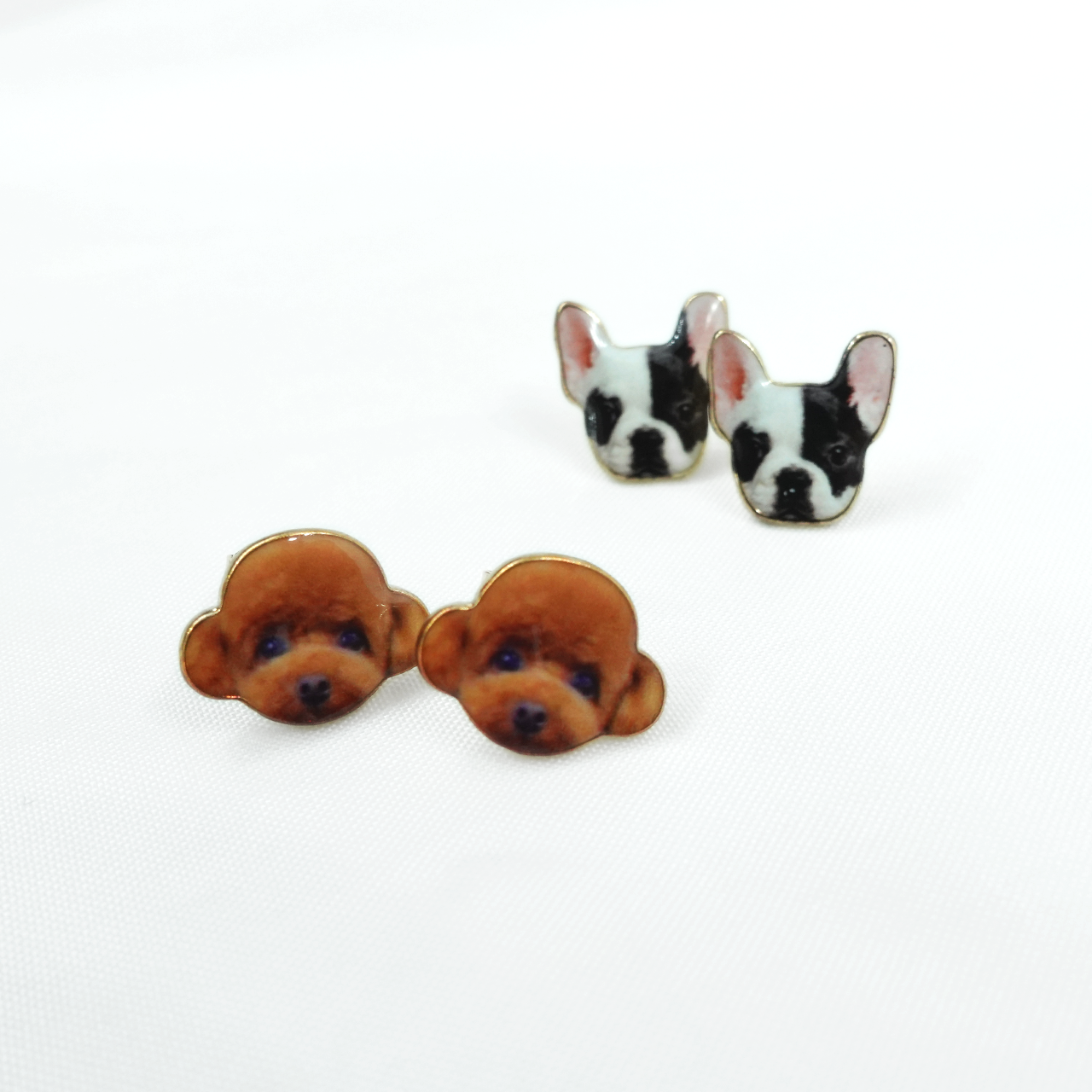 Doggy Faces Stud Earrings