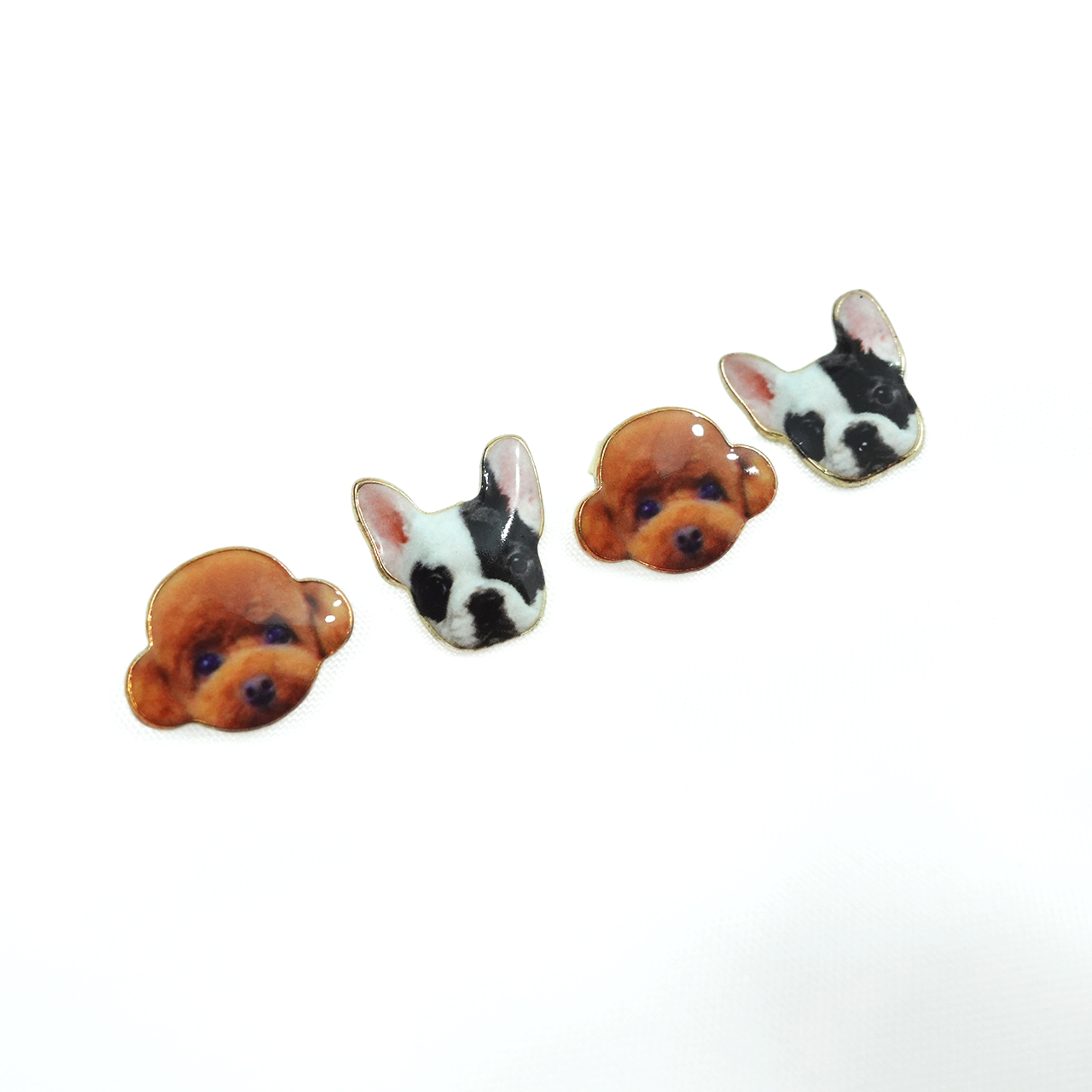 Doggy Faces Stud Earrings