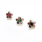 Flower Stone Stud Earrings