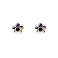 Flower Stone Stud Earrings