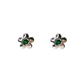 Flower Stone Stud Earrings