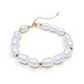 Freshwater Pearls with Gold Nuggets Bracelet