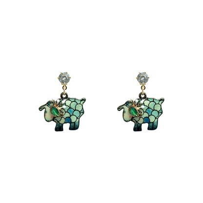 Sheep Dangle Earrings