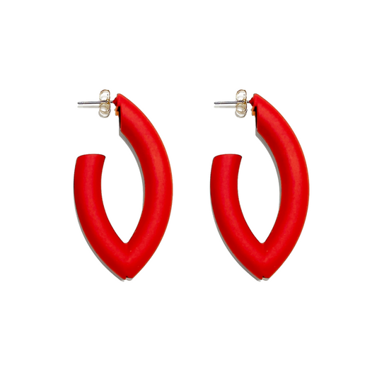 Leafy Cylinder Earrings