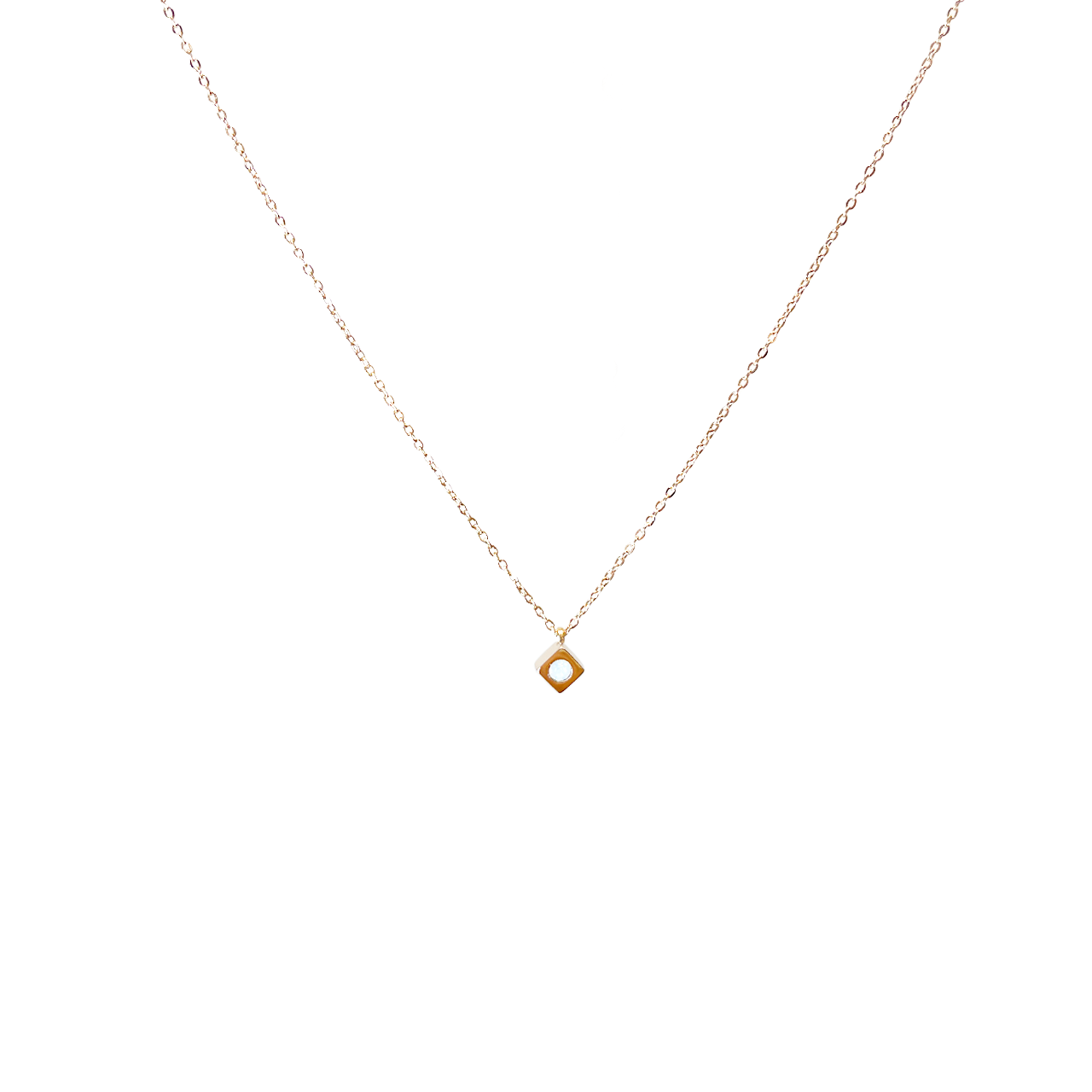 Rose Gold Chain Birthstone Necklaces