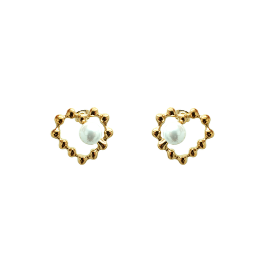 Pearl Love Studs