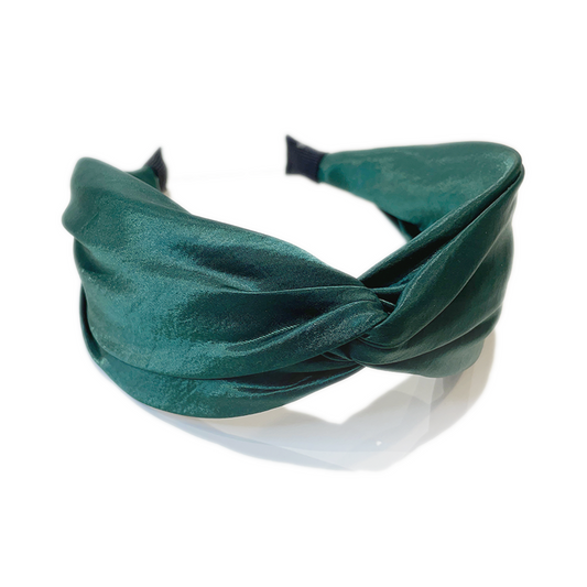 Plain Twisted Velvet Silk Hair Band