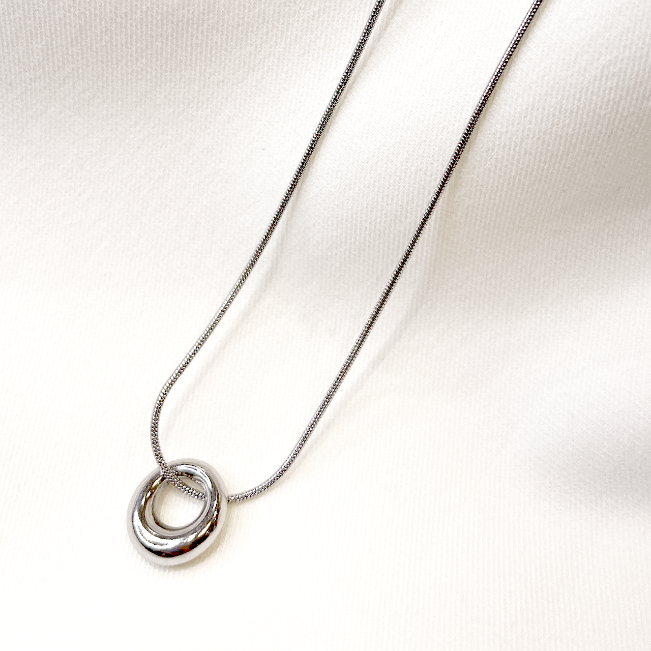 Ring Stainless Steel Necklace