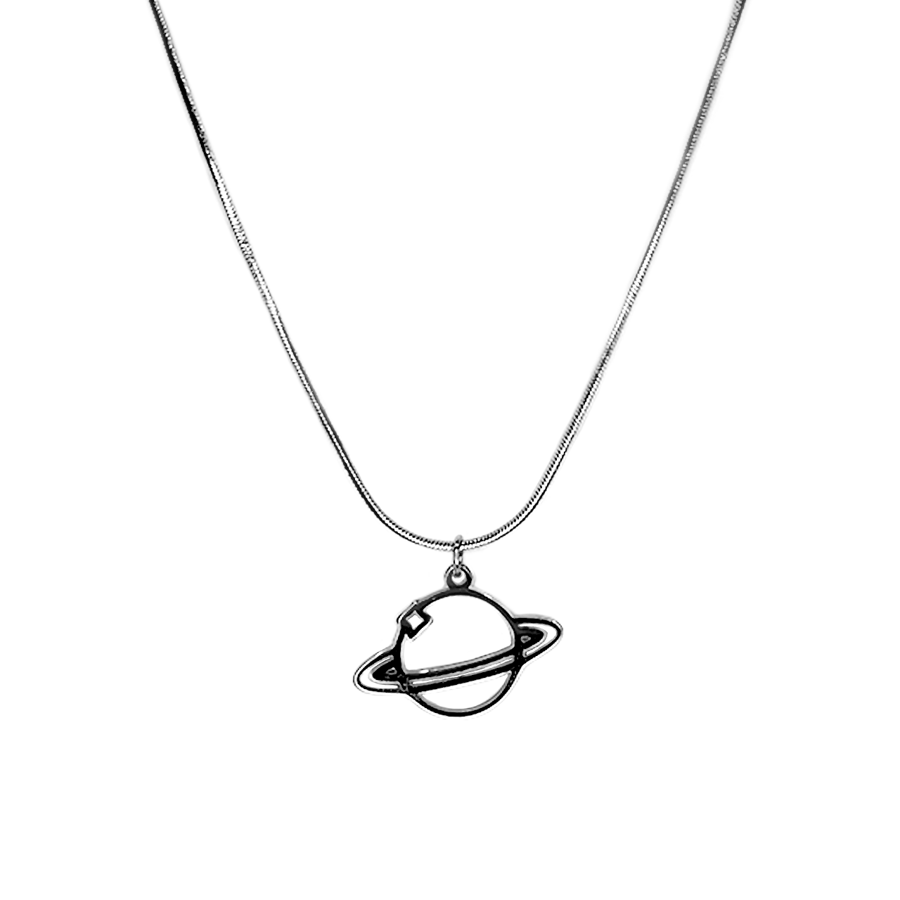 Spaceship Stainless-steel Necklace