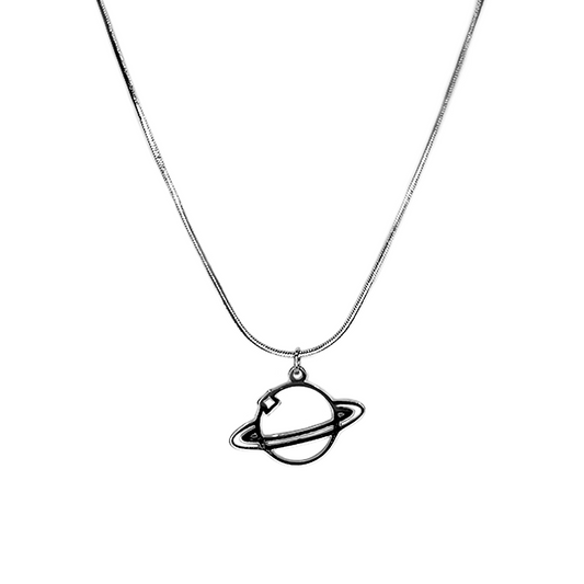 Spaceship Stainless-steel Necklace