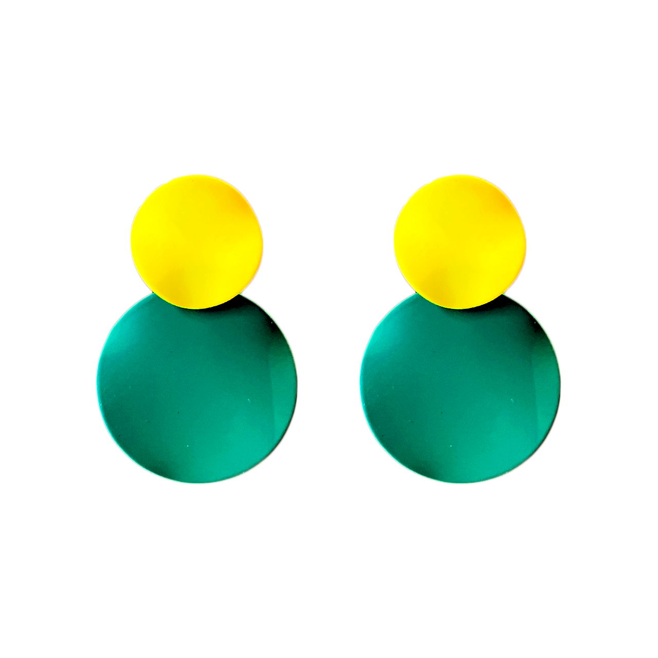 Stacked Dual-Circles Earrings