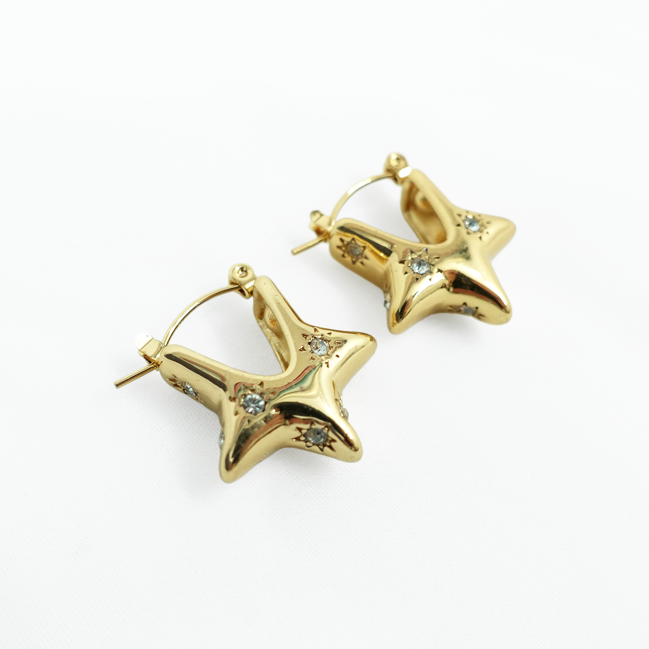 Starry Luxe Hoops