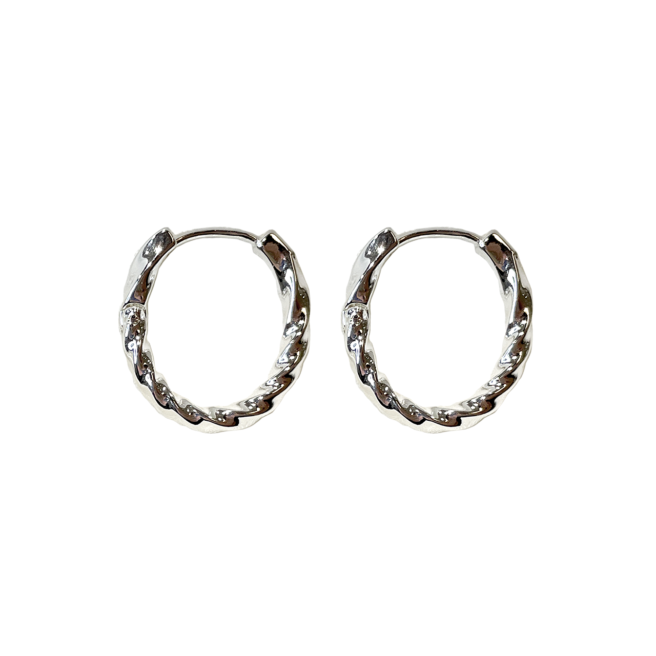 Twisted Hoop Earrings