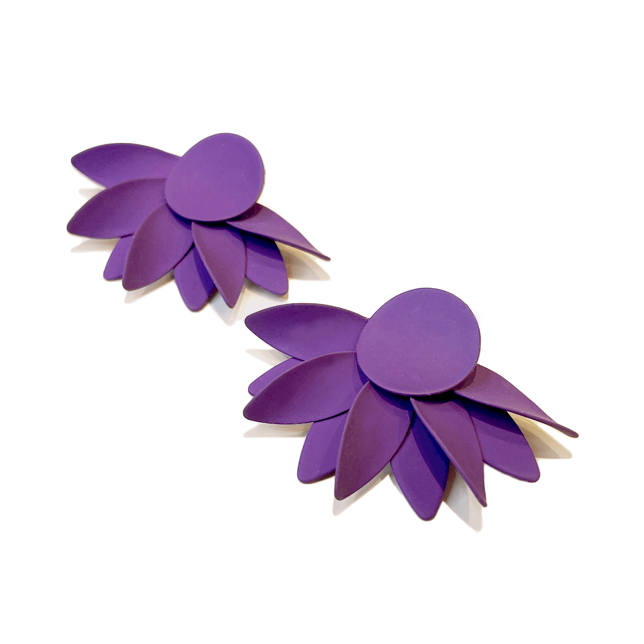 Violet Aura Earrings