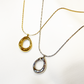 Winding Circle Necklaces